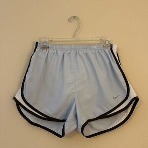 Nike Tempo Women's light blue and gray shorts. Gently used